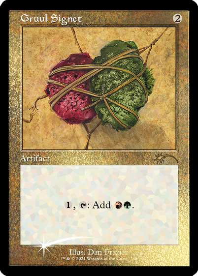 Gruul Signet (Retro) (Foil Etched) [Secret Lair Drop Series] | Fandemonia Ltd