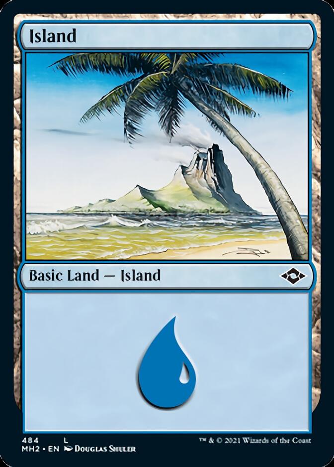 Island (484) (Foil Etched) [Modern Horizons 2] | Fandemonia Ltd