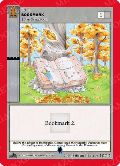 Bookmark (Frost) [Cryptid Nation: Wilderness First Edition Theme Deck] | Fandemonia Ltd