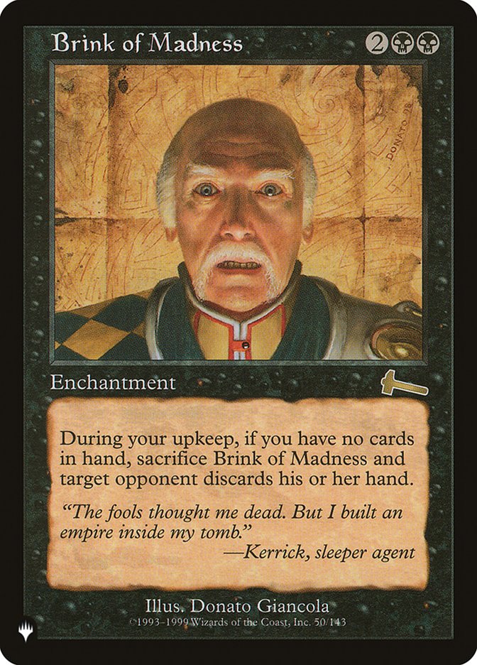 Brink of Madness [The List] | Fandemonia Ltd