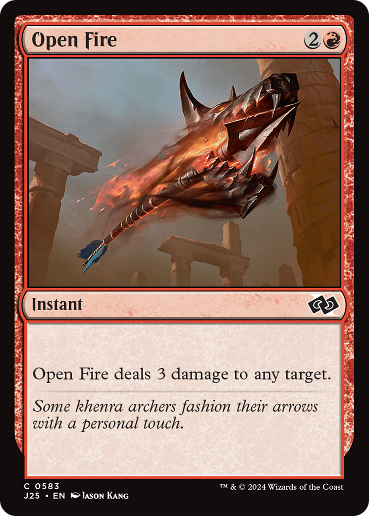 Open Fire [Foundations Jumpstart] | Fandemonia Ltd