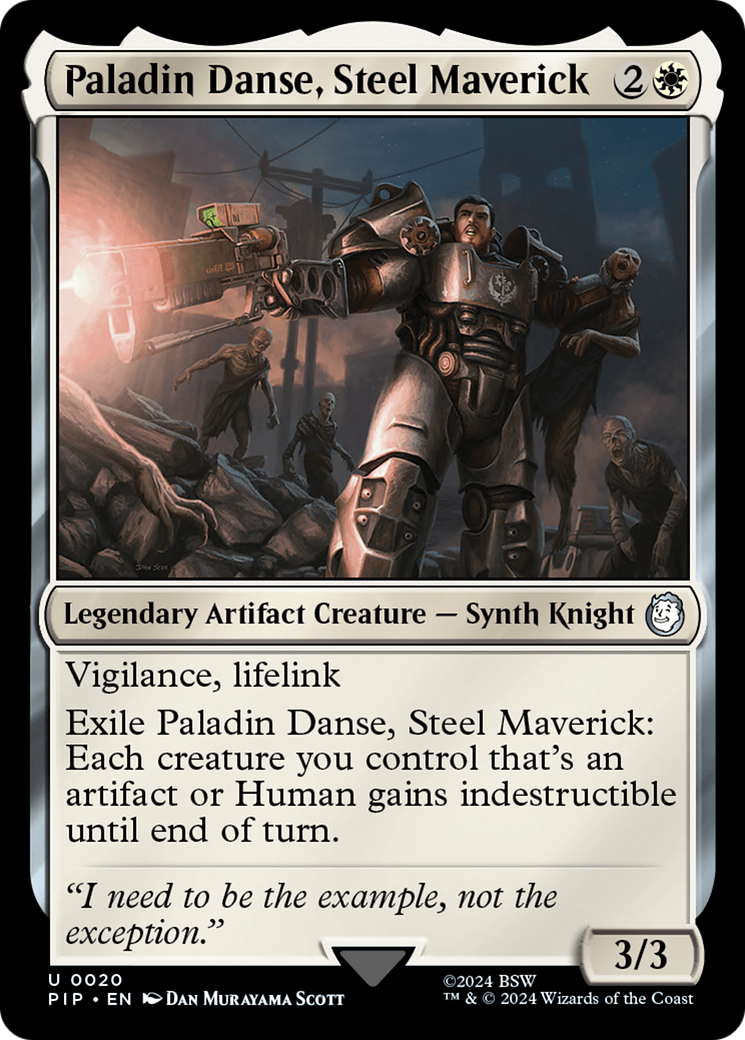 Paladin Danse, Steel Maverick [Fallout] | Fandemonia Ltd