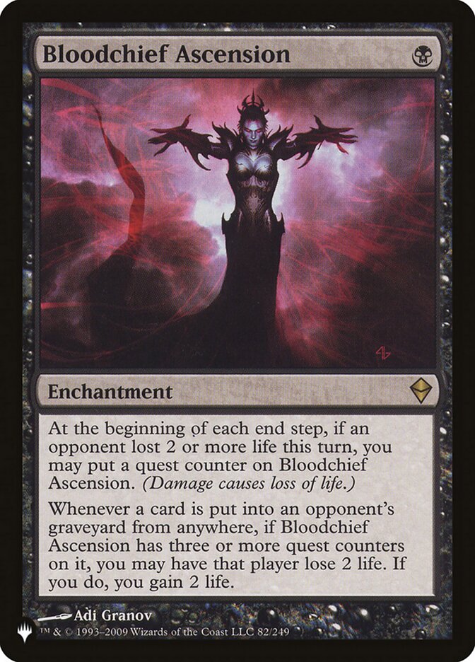 Bloodchief Ascension [The List] | Fandemonia Ltd