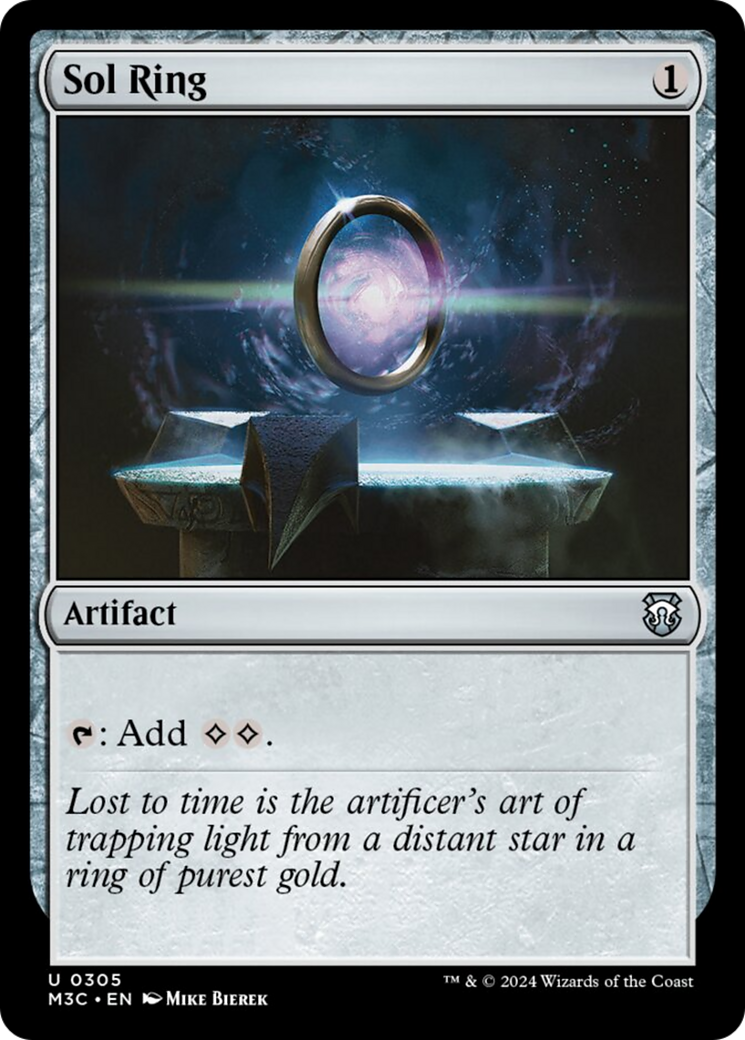 Sol Ring (Ripple Foil) [Modern Horizons 3 Commander] | Fandemonia Ltd