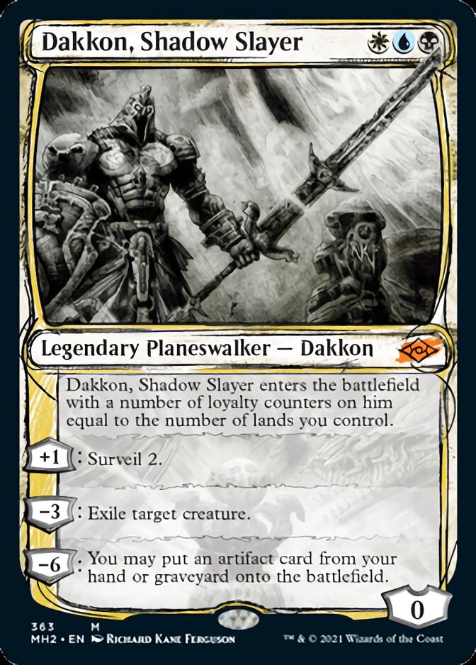 Dakkon, Shadow Slayer (Sketch) [Modern Horizons 2] | Fandemonia Ltd