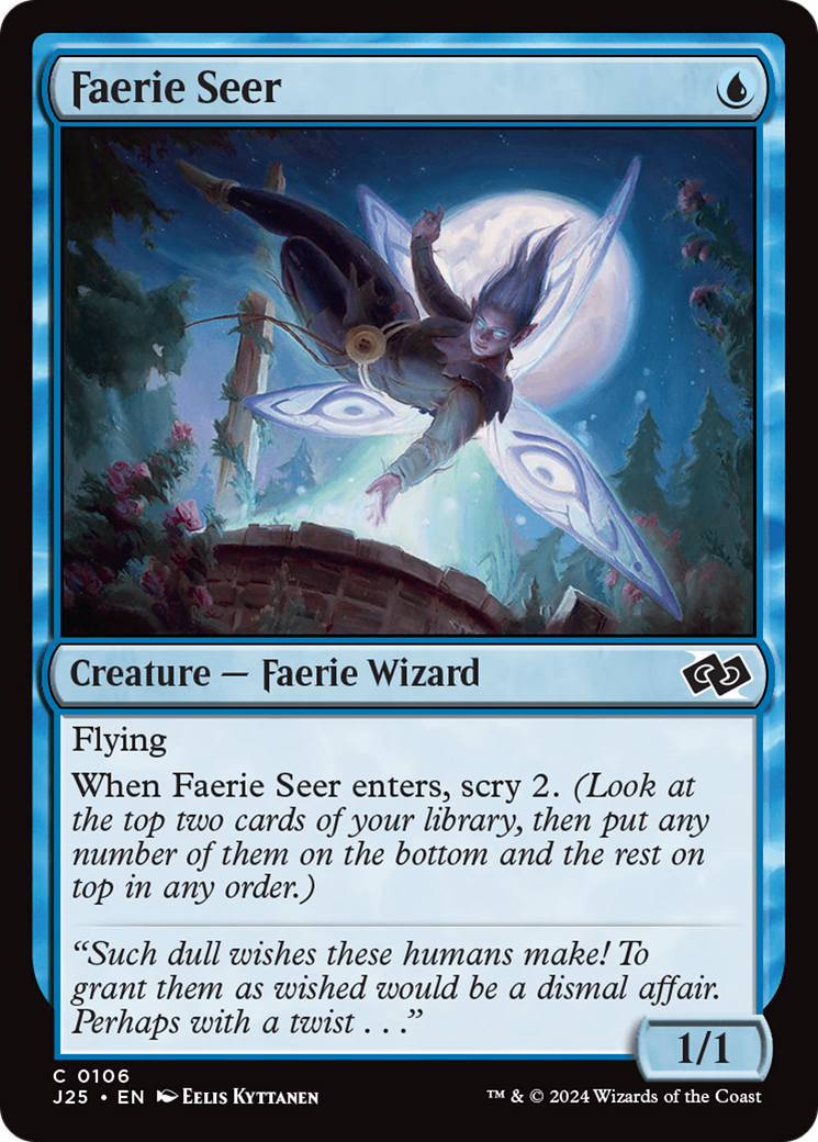 Faerie Seer [Foundations Jumpstart] | Fandemonia Ltd
