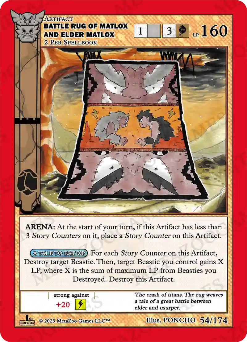 Battle Rug of Matlox and Elder Matlox [Native: First Edition] | Fandemonia Ltd