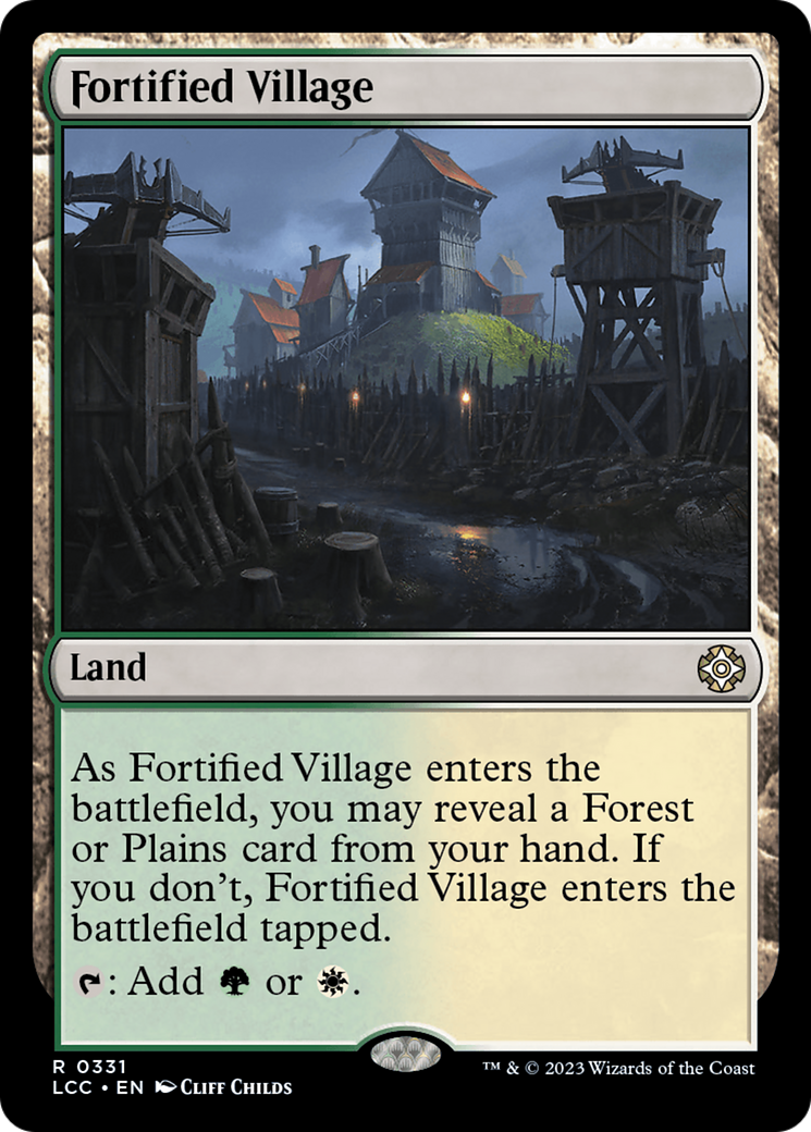 Fortified Village [The Lost Caverns of Ixalan Commander] | Fandemonia Ltd