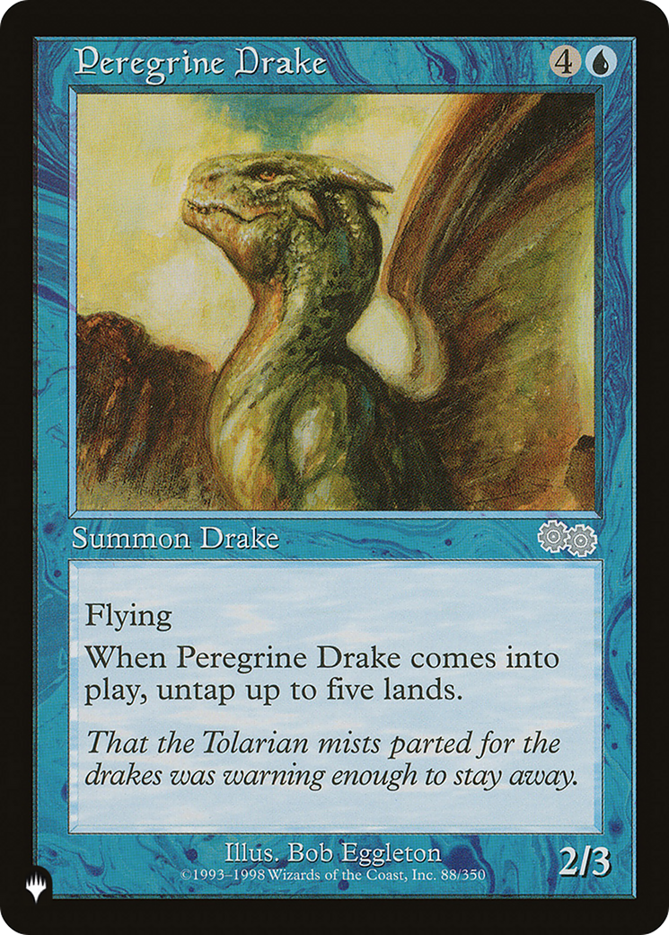 Peregrine Drake [The List] | Fandemonia Ltd