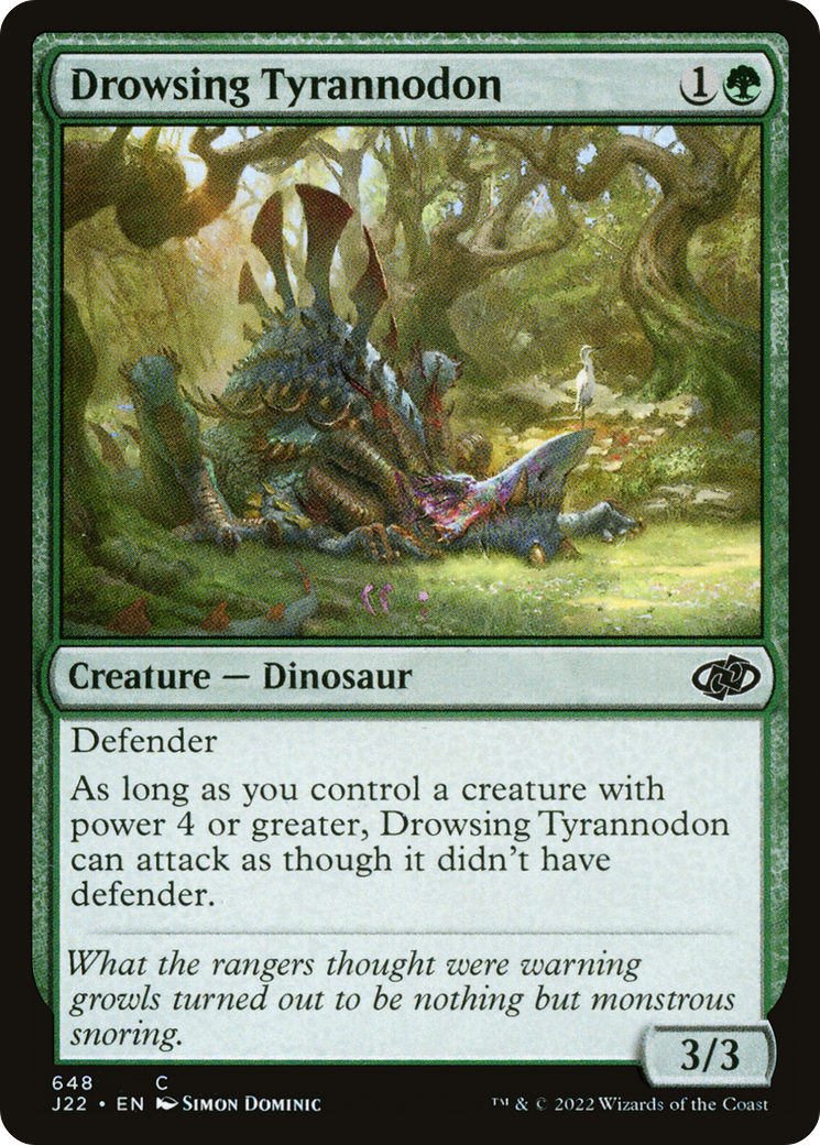 Drowsing Tyrannodon [Jumpstart 2022] | Fandemonia Ltd