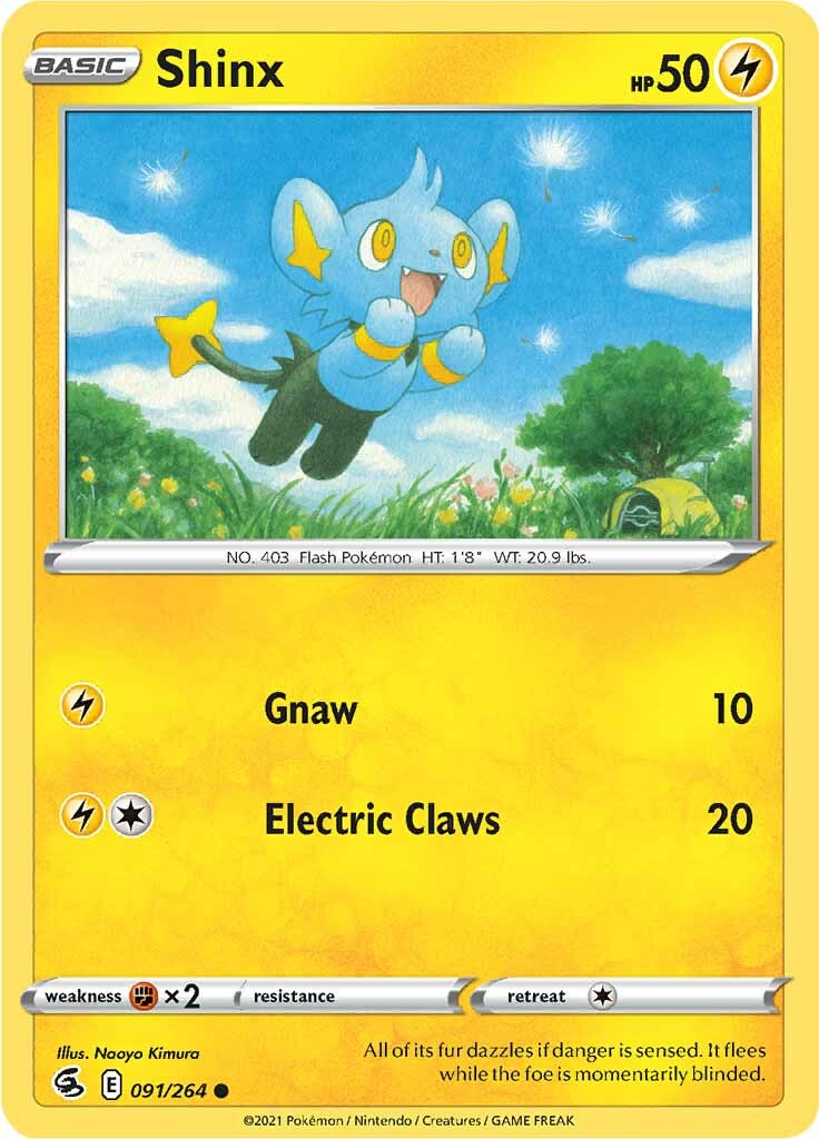 Shinx (091/264) [Sword & Shield: Fusion Strike] | Fandemonia Ltd