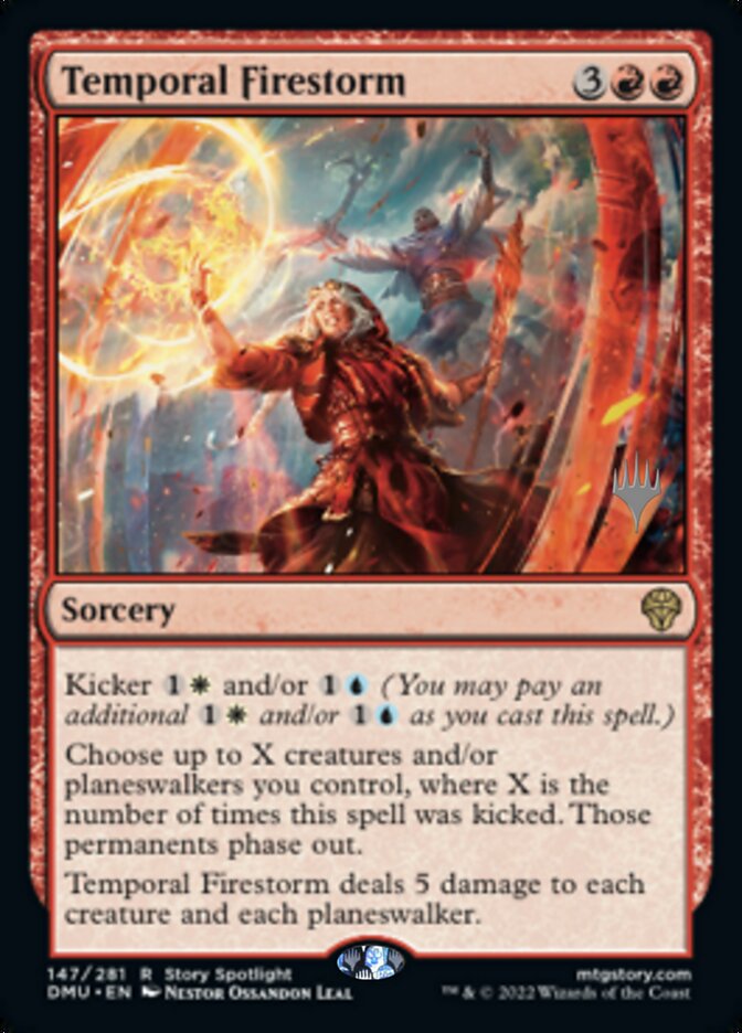 Temporal Firestorm (Promo Pack) [Dominaria United Promos] | Fandemonia Ltd