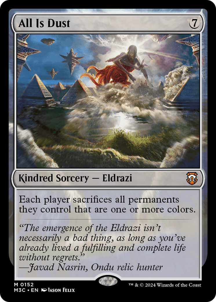 All Is Dust (Ripple Foil) [Modern Horizons 3 Commander] | Fandemonia Ltd
