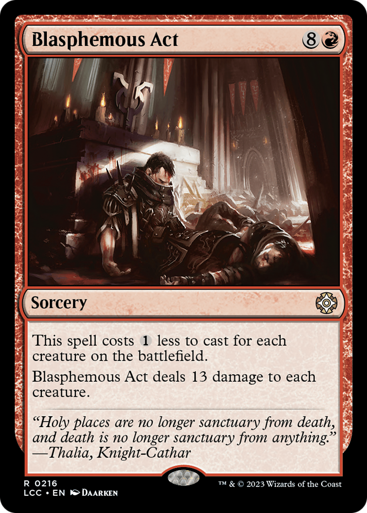 Blasphemous Act [The Lost Caverns of Ixalan Commander] | Fandemonia Ltd