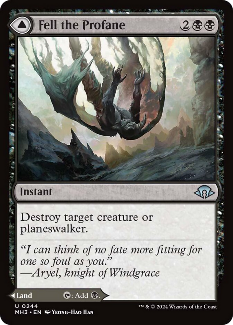 Fell the Profane // Fell Mire [Modern Horizons 3] | Fandemonia Ltd