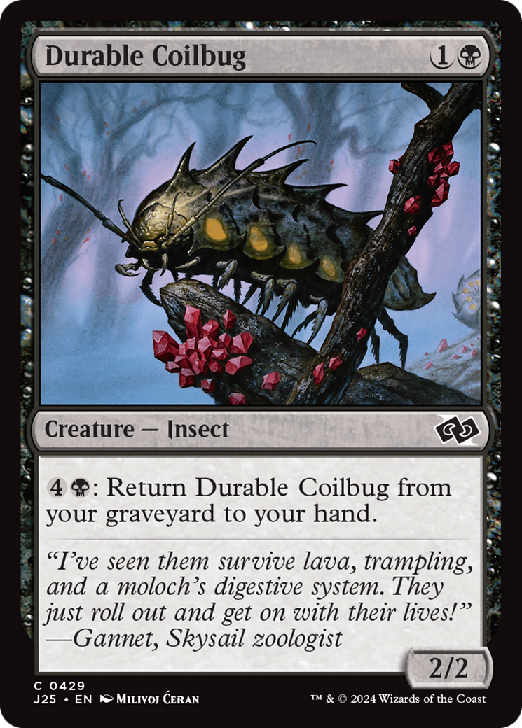 Durable Coilbug [Foundations Jumpstart] | Fandemonia Ltd