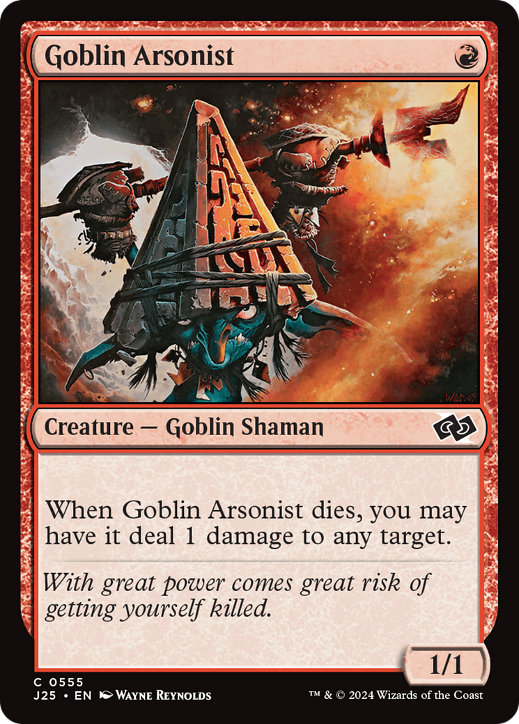 Goblin Arsonist [Foundations Jumpstart] | Fandemonia Ltd