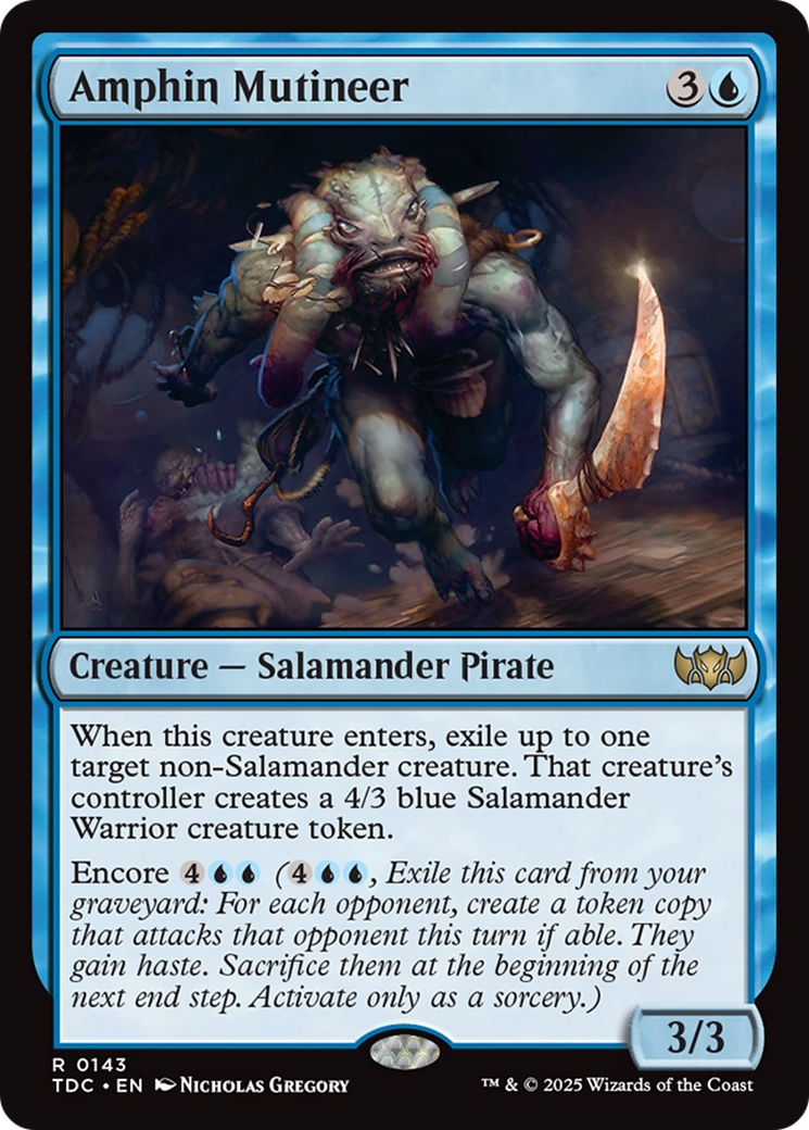 Amphin Mutineer [Tarkir: Dragonstorm Commander] | Fandemonia Ltd