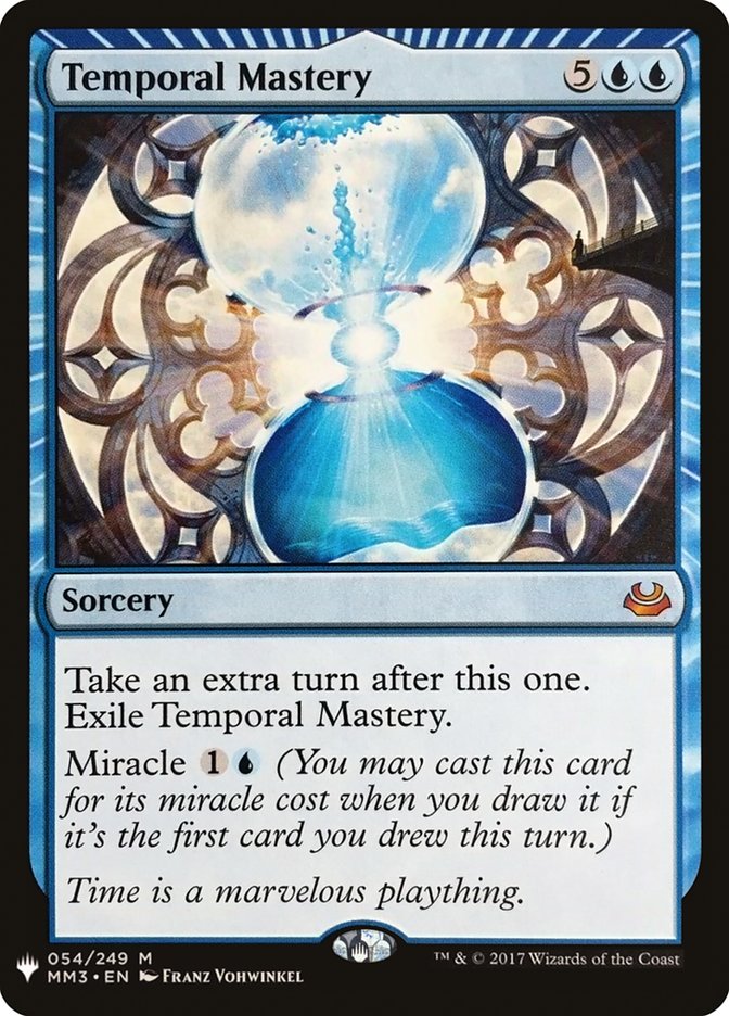 Temporal Mastery [Mystery Booster] | Fandemonia Ltd
