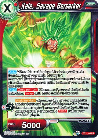 Kale, Savage Berserker (BT11-004) [Vermilion Bloodline] | Fandemonia Ltd
