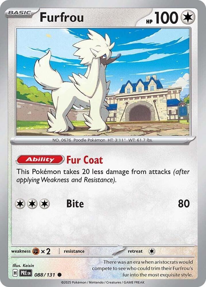 Furfrou (088/131) [Scarlet & Violet: Prismatic Evolutions] | Fandemonia Ltd