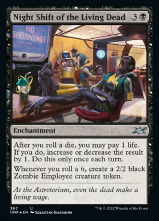 Night Shift of the Living Dead (Galaxy Foil) [Unfinity] | Fandemonia Ltd