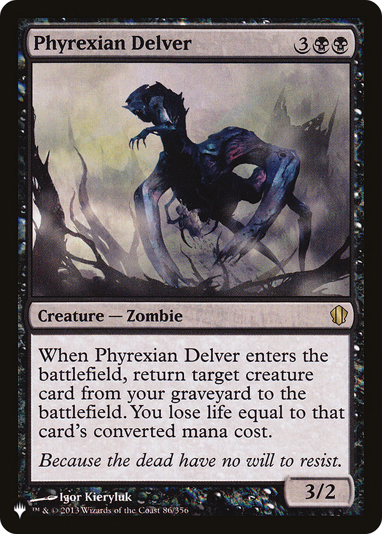 Phyrexian Delver [The List] | Fandemonia Ltd