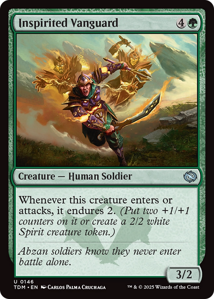 Inspirited Vanguard [Tarkir: Dragonstorm] | Fandemonia Ltd