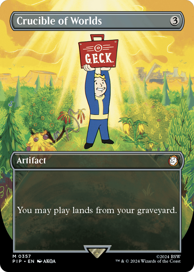 Crucible of Worlds (Borderless) [Fallout] | Fandemonia Ltd