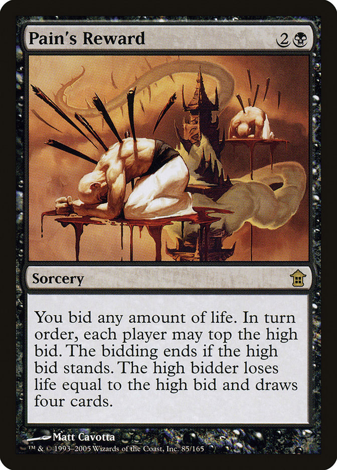 Pain's Reward [Saviors of Kamigawa] | Fandemonia Ltd