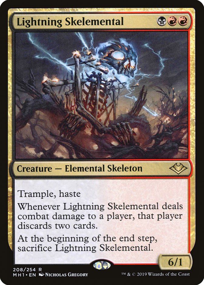 Lightning Skelemental [Modern Horizons] | Fandemonia Ltd