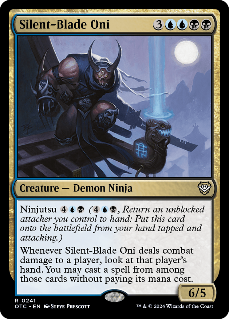 Silent-Blade Oni [Outlaws of Thunder Junction Commander] | Fandemonia Ltd