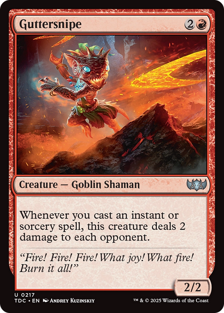 Guttersnipe [Tarkir: Dragonstorm Commander] | Fandemonia Ltd