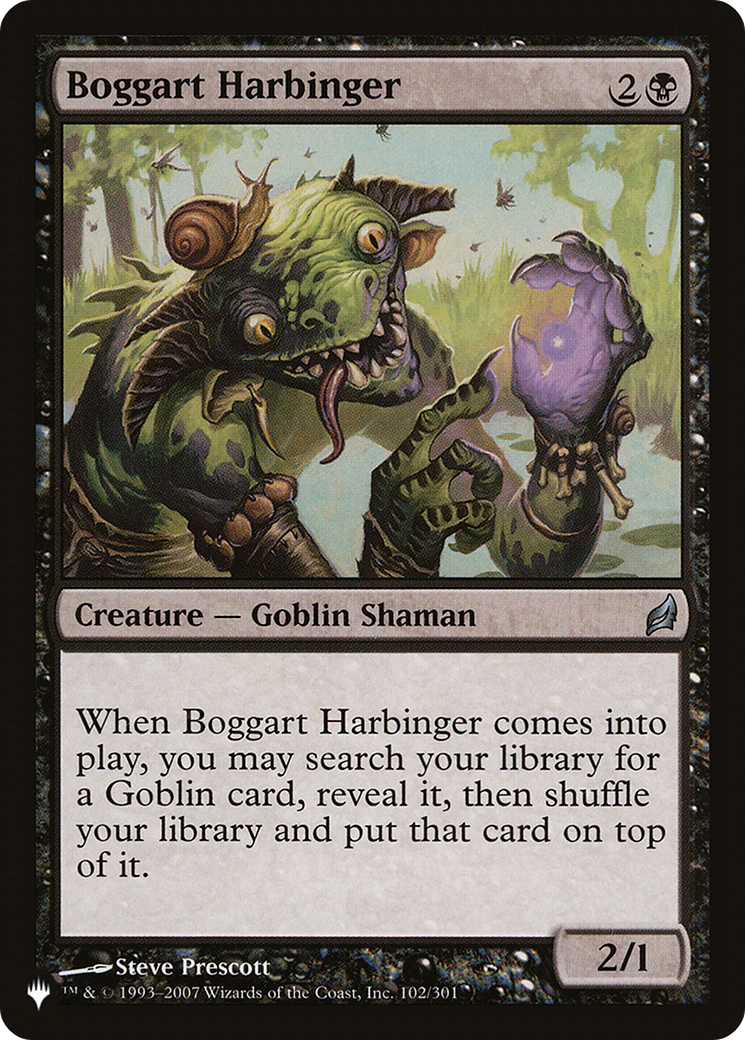 Boggart Harbinger [The List] | Fandemonia Ltd