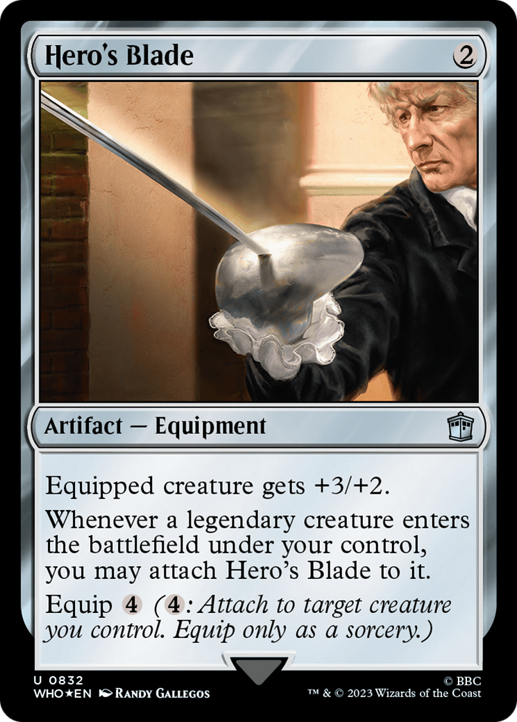 Hero's Blade (Surge Foil) [Doctor Who] | Fandemonia Ltd