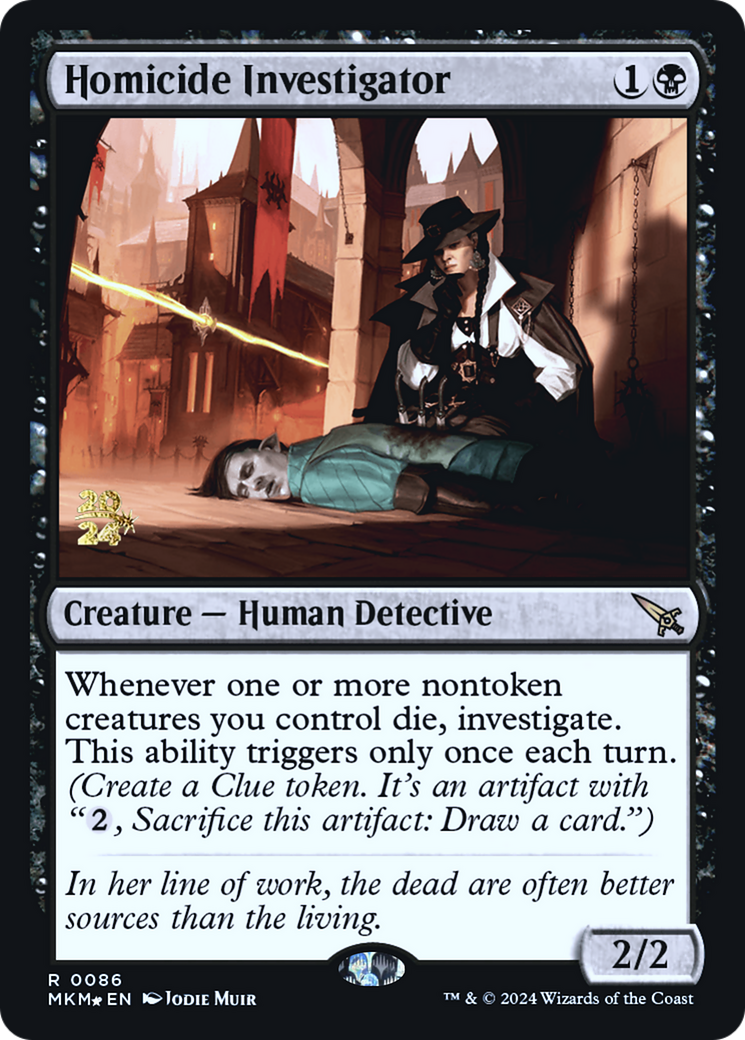 Homicide Investigator [Murders at Karlov Manor Prerelease Promos] | Fandemonia Ltd
