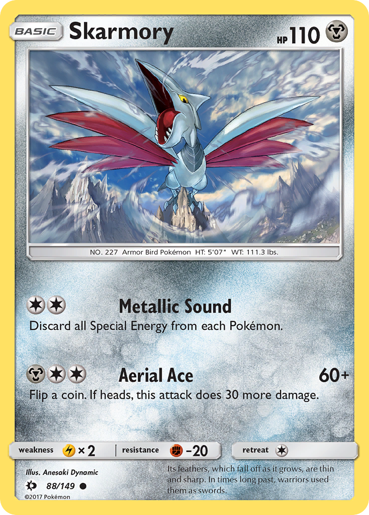Skarmory (88/149) [Sun & Moon: Base Set] | Fandemonia Ltd