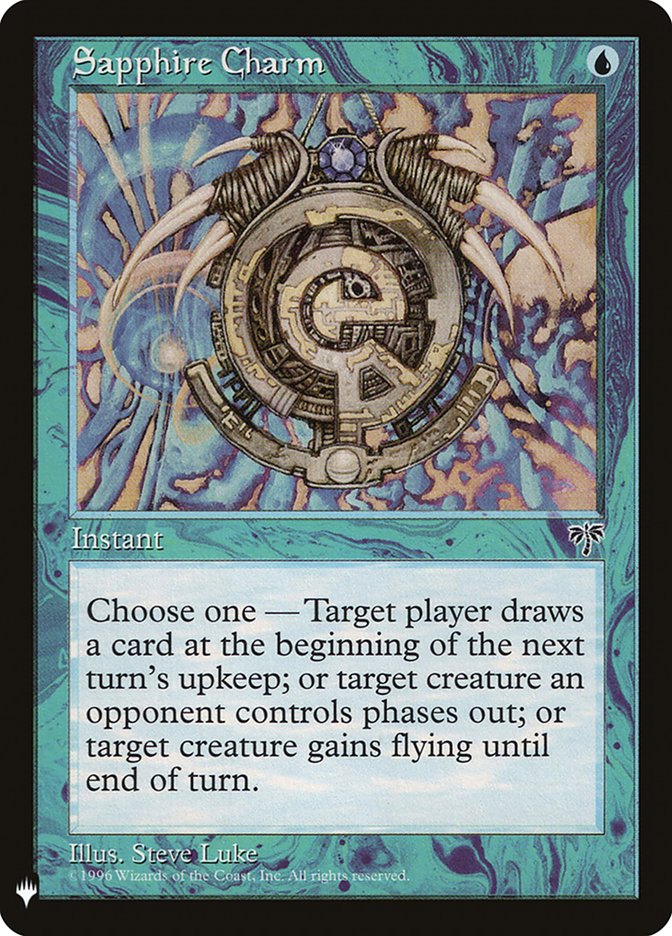 Sapphire Charm [Mystery Booster] | Fandemonia Ltd