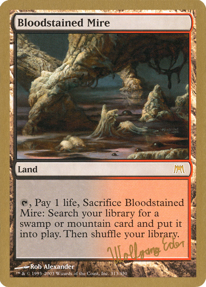 Bloodstained Mire (Wolfgang Eder) [World Championship Decks 2003] | Fandemonia Ltd