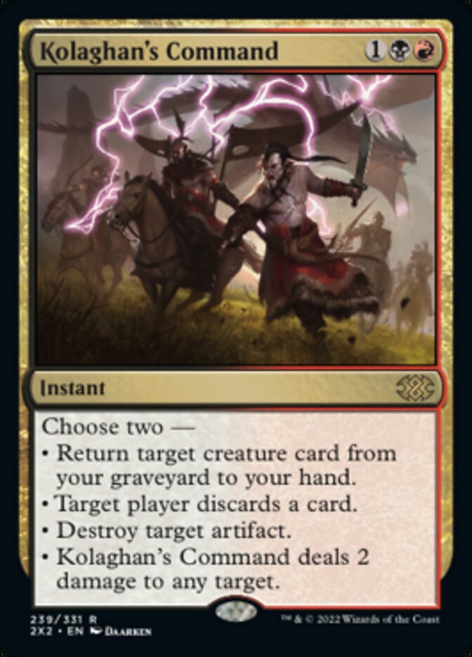 Kolaghan's Command [Double Masters 2022] | Fandemonia Ltd