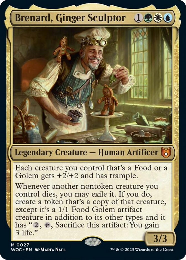 Brenard, Ginger Sculptor [Wilds of Eldraine Commander] | Fandemonia Ltd