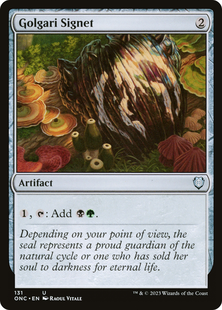 Golgari Signet [Phyrexia: All Will Be One Commander] | Fandemonia Ltd