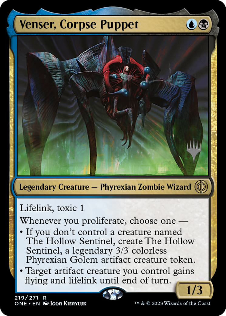 Venser, Corpse Puppet (Promo Pack) [Phyrexia: All Will Be One Promos] | Fandemonia Ltd
