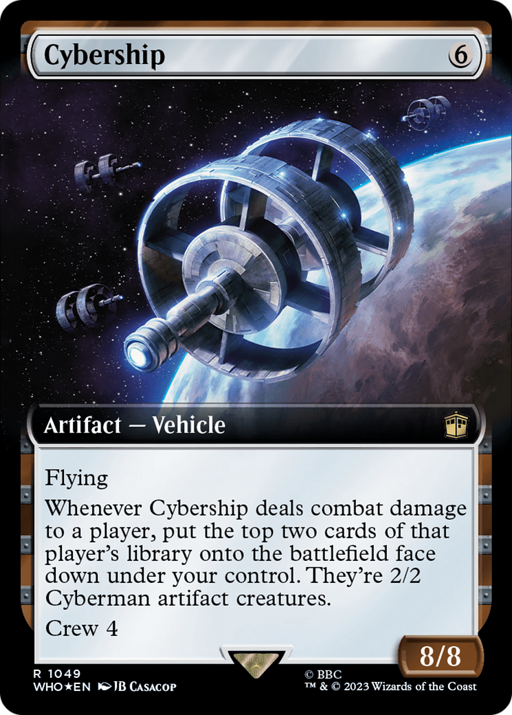 Cybership (Extended Art) (Surge Foil) [Doctor Who] | Fandemonia Ltd