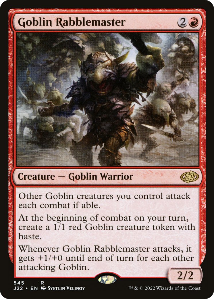 Goblin Rabblemaster [Jumpstart 2022] | Fandemonia Ltd