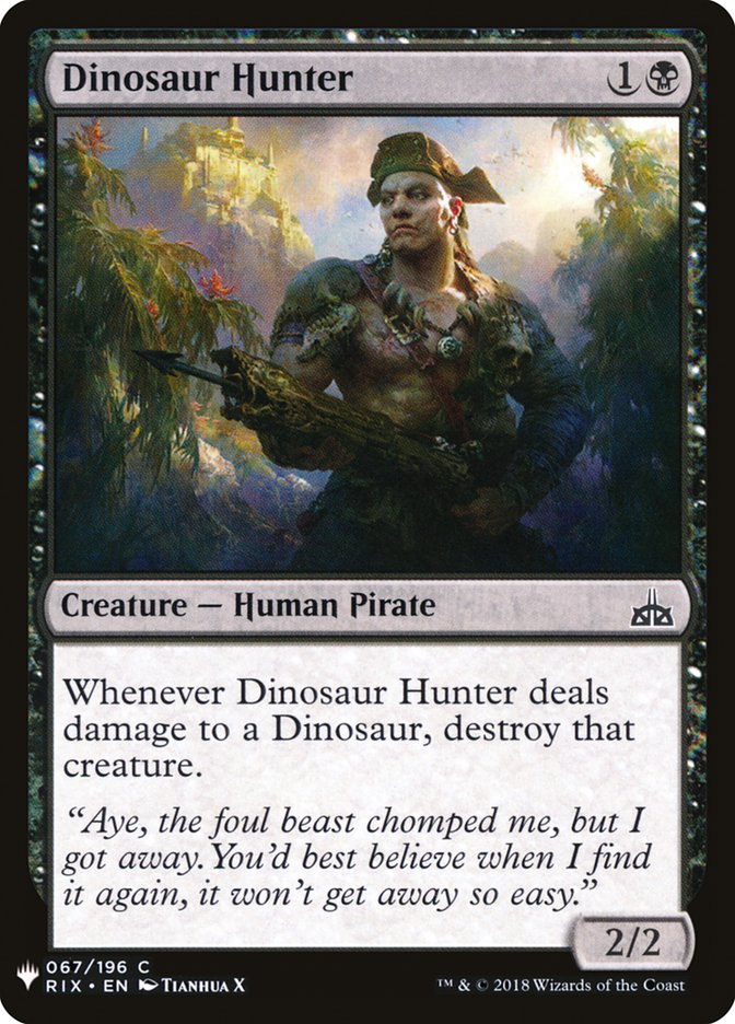 Dinosaur Hunter [Mystery Booster] | Fandemonia Ltd