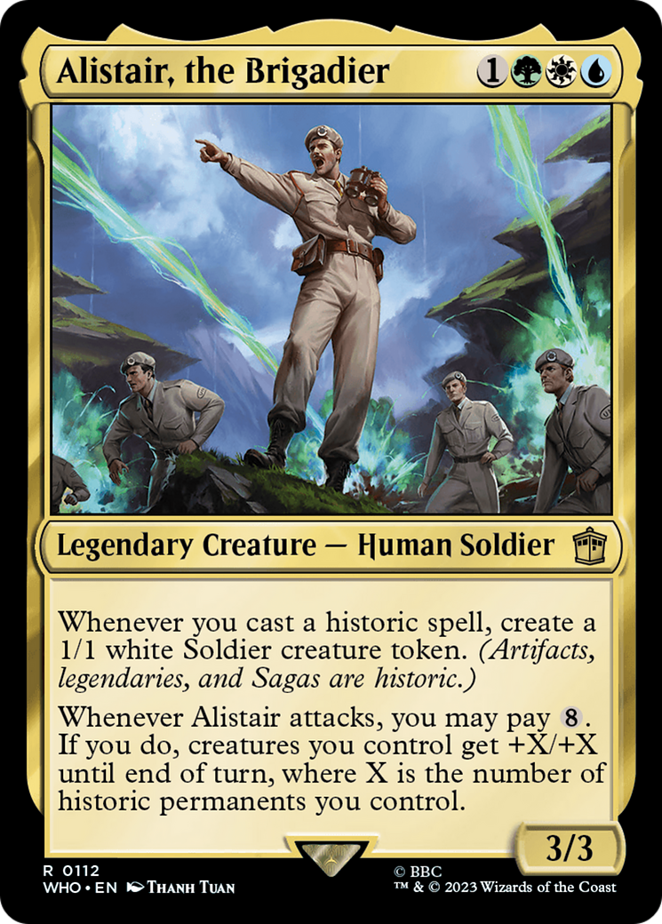 Alistair, the Brigadier [Doctor Who] | Fandemonia Ltd