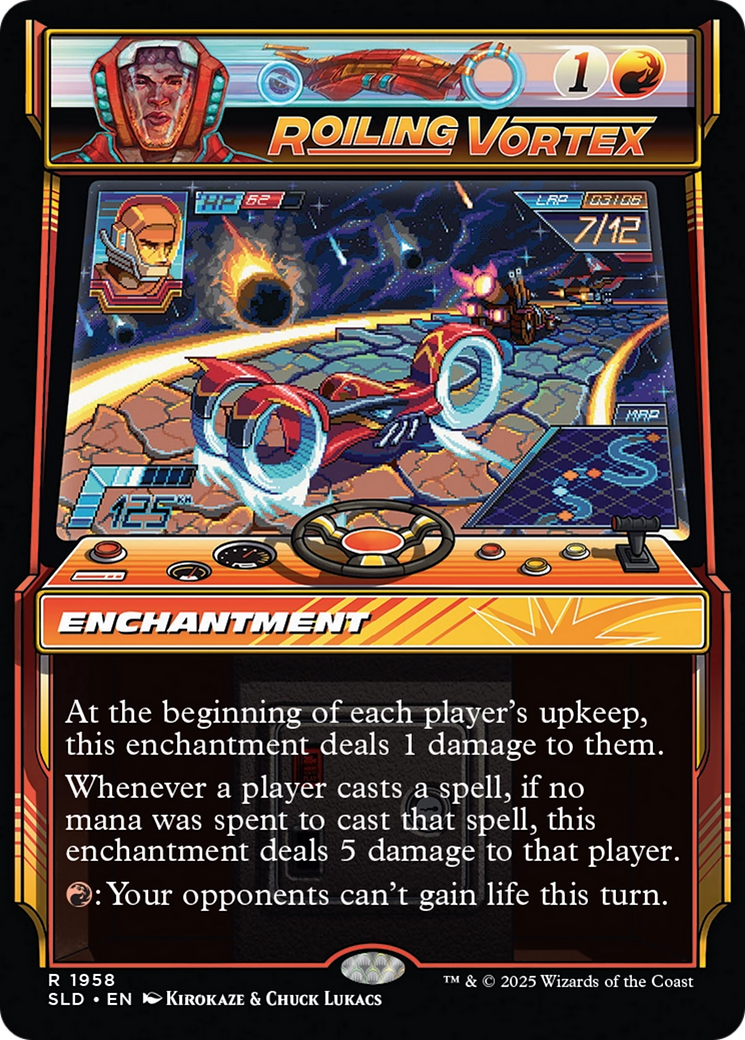 Roiling Vortex (Rainbow Foil) [Secret Lair Drop Series] | Fandemonia Ltd