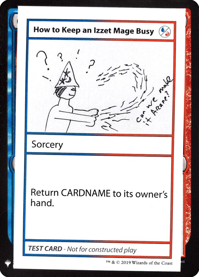 How to Keep an Izzet Mage Busy [Mystery Booster Playtest Cards] | Fandemonia Ltd