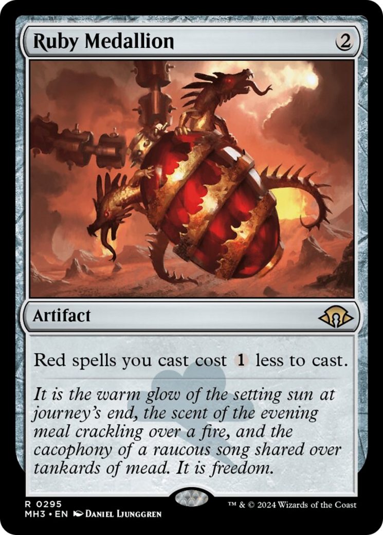 Ruby Medallion [Modern Horizons 3] | Fandemonia Ltd